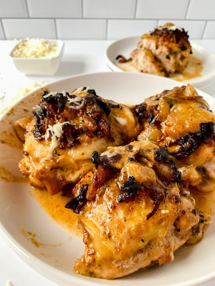 Baked Chicken Thighs Recipe - Walking On Sunshine Recipes