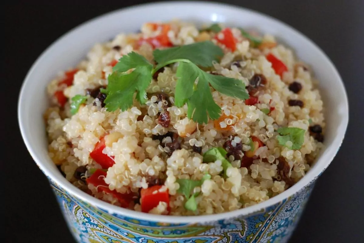 Lime Cilantro Quinoa Salad by 100 Days of Real Food