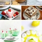 No Bake Desserts with Cool Whip collage Pin