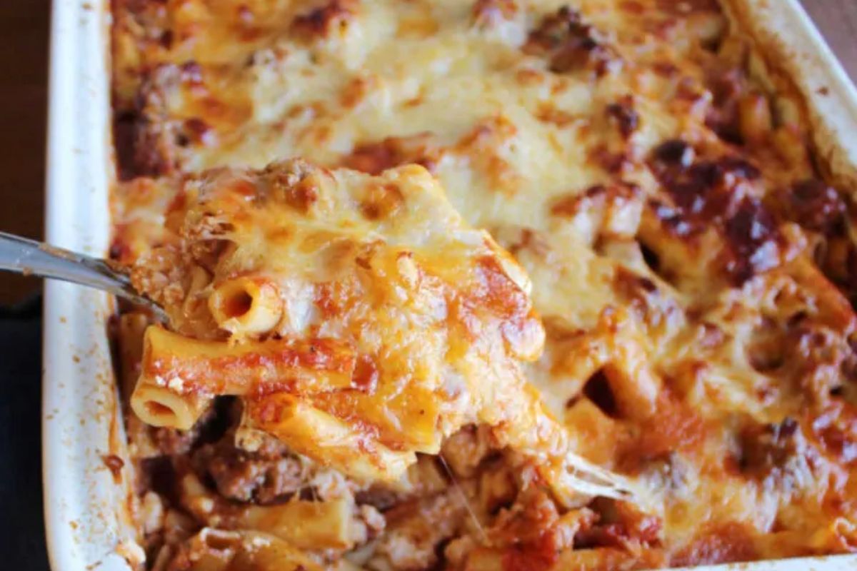 No Boil Baked Ziti.