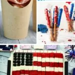 collage of Patriotic Finger Foods Pin