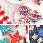 Red, White and Blue Rice Krispie Treats Pin