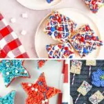 Red, White and Blue Rice Krispie Treats Pin