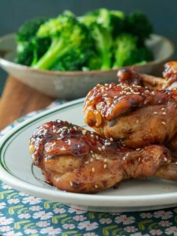 Skillet Teriyaki Chicken Drumsticks by Beyond Kimchee