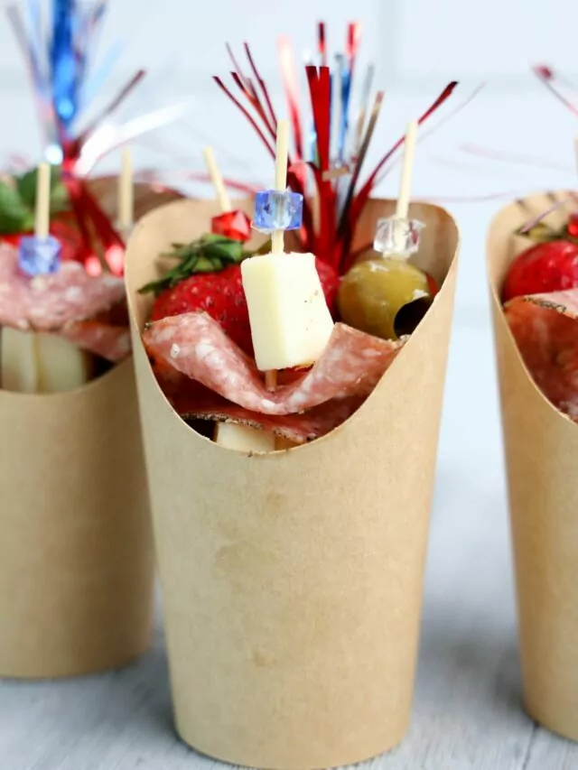 4th of July Charcuterie Cups