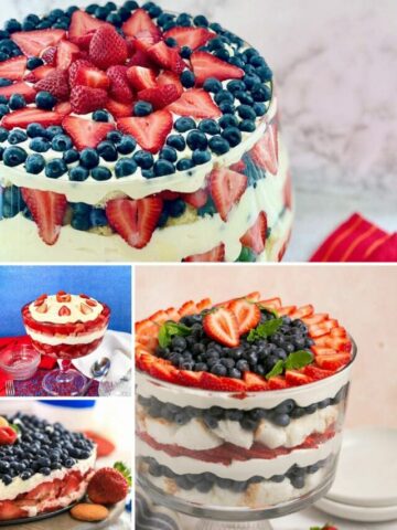 a collection of trifle recipes for summer.