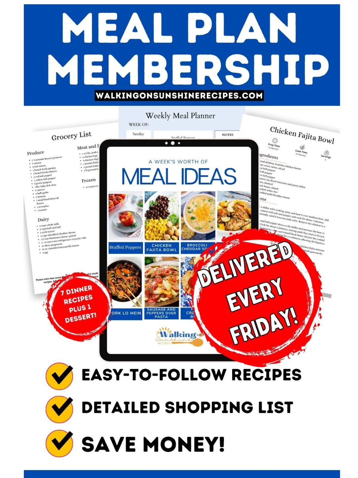 meal plan membership promo photo.