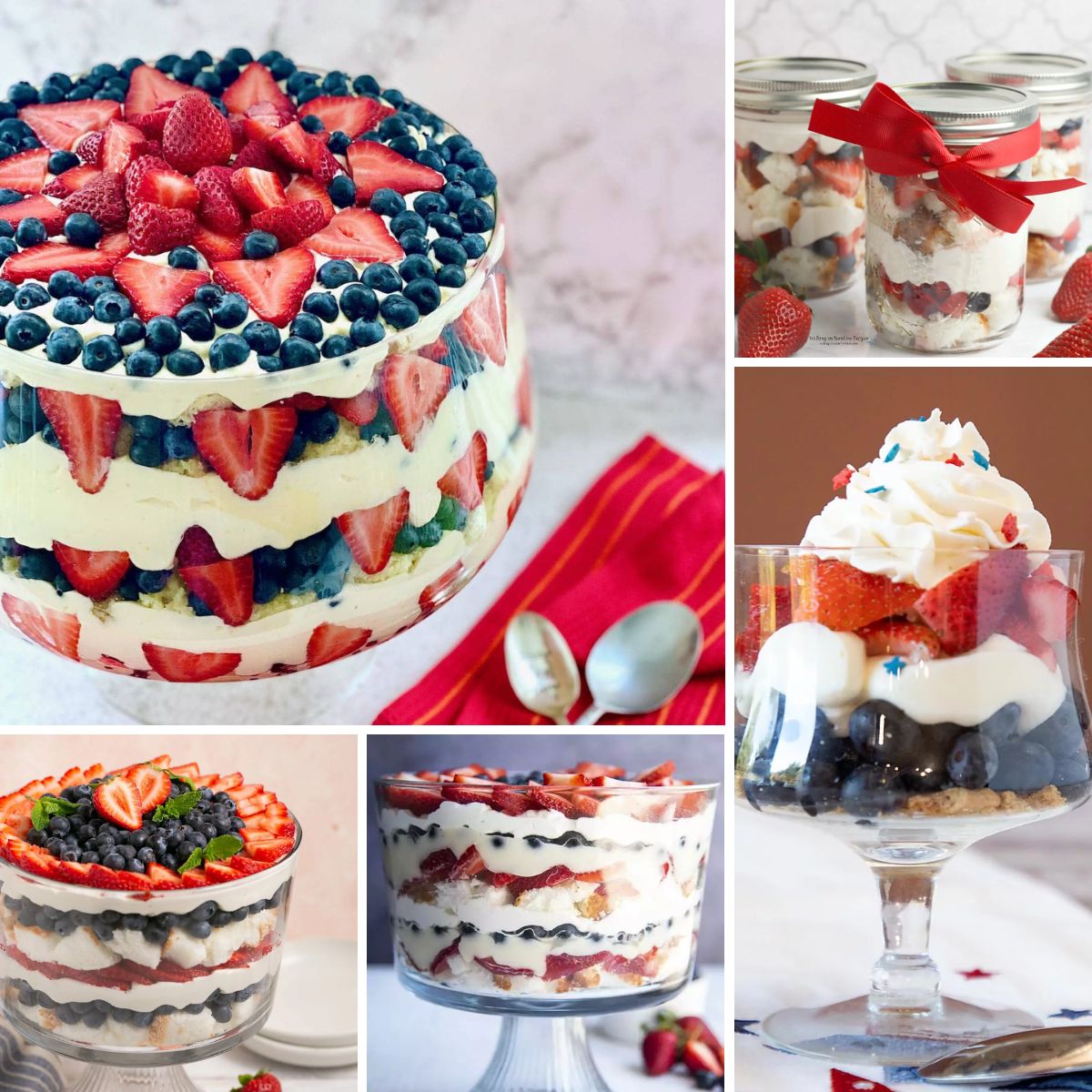 Easy 4th Of July Trifle Recipes - Walking On Sunshine Recipes