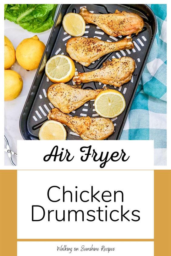 Air Fryer chicken drumsticks.