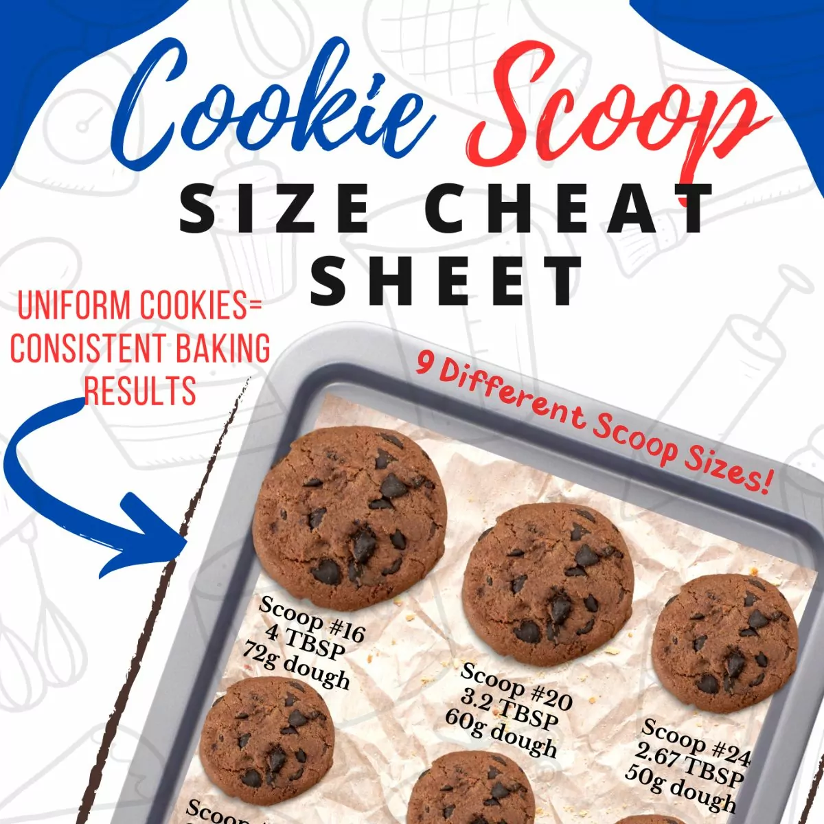 Cookie scoop printable freebie.