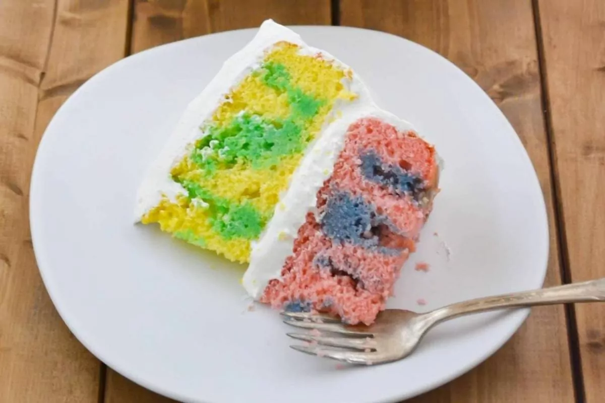 easter poke cake.