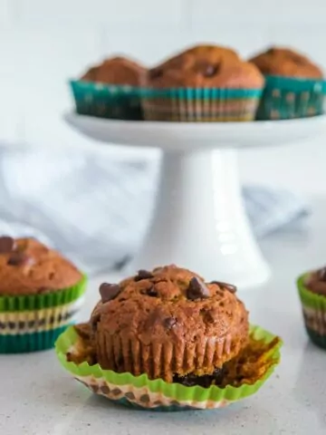 FEATURED Pumpkin Chocolate Chip Muffins