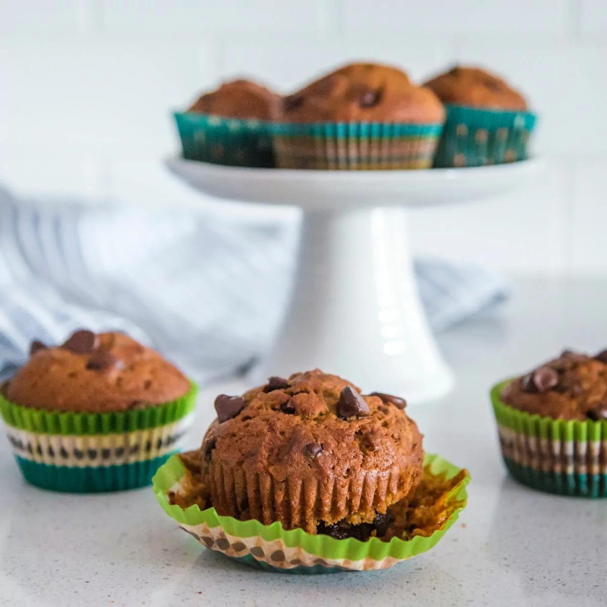 FEATURED Pumpkin Chocolate Chip Muffins