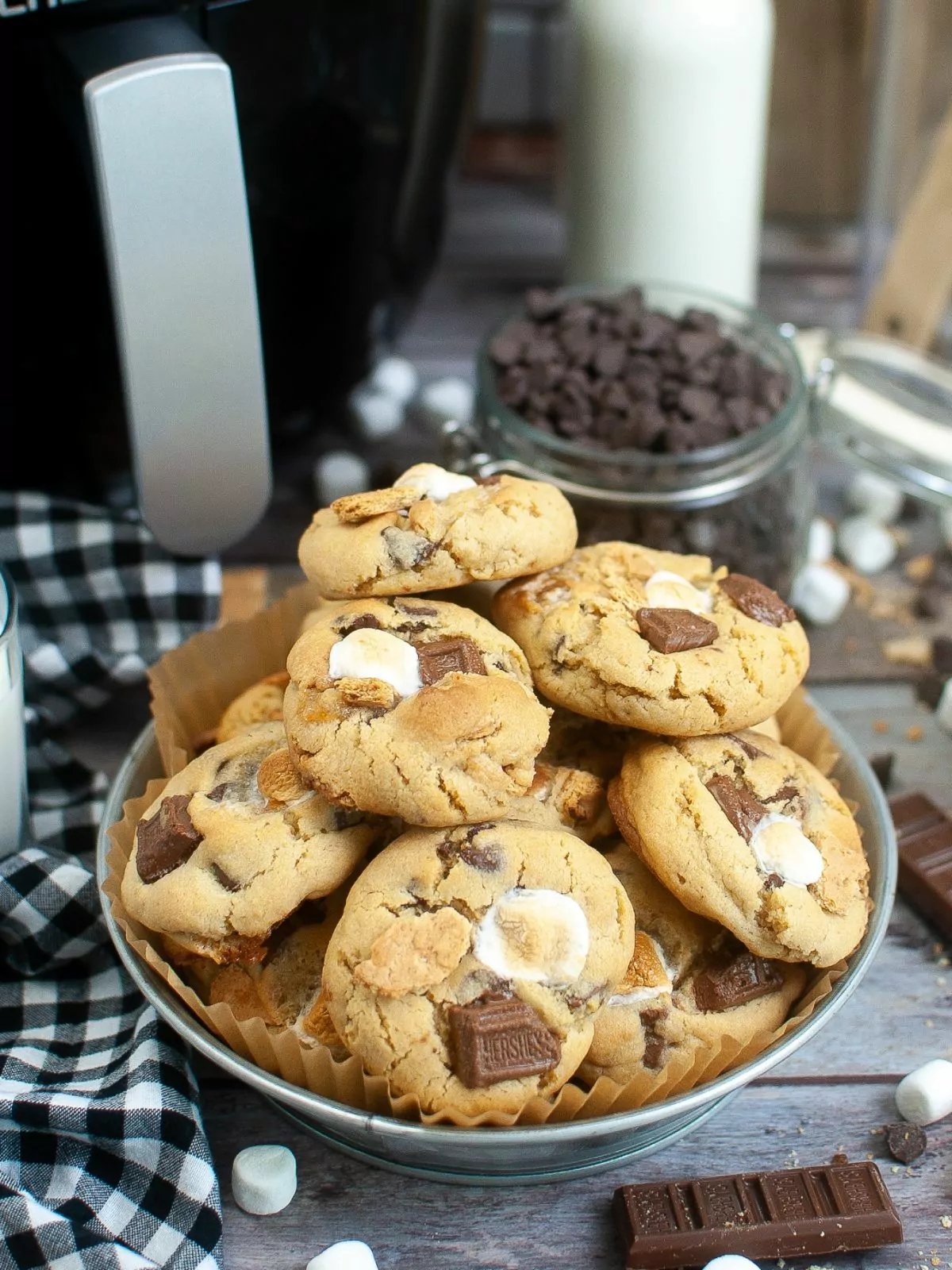 First Hero Photo - Air Fryer S’mores Cookies