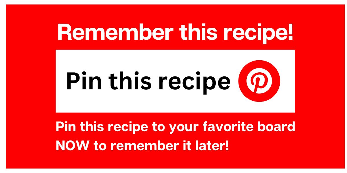 Pinterest button to save this recipe.