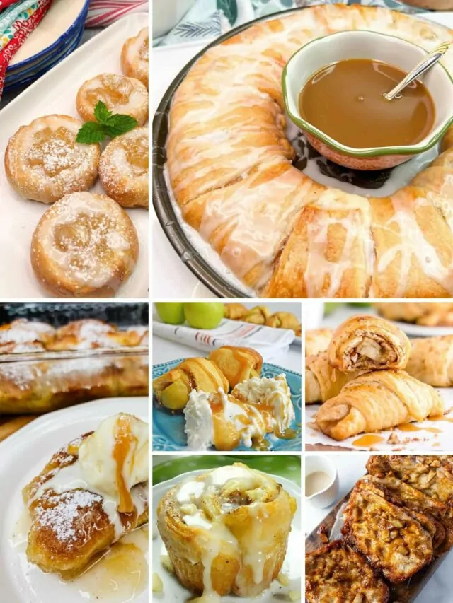 Apple Desserts with Crescent Rolls