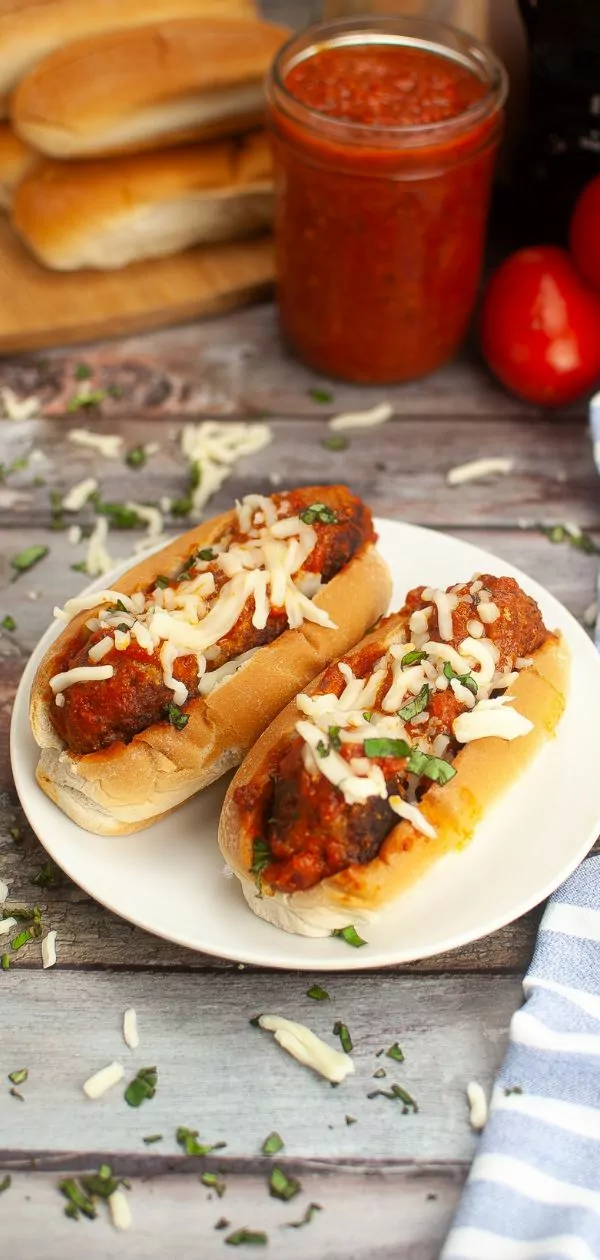 Meatball Sandwich Recipe Pin