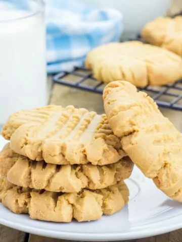 peanut butter cookies using cake mix.