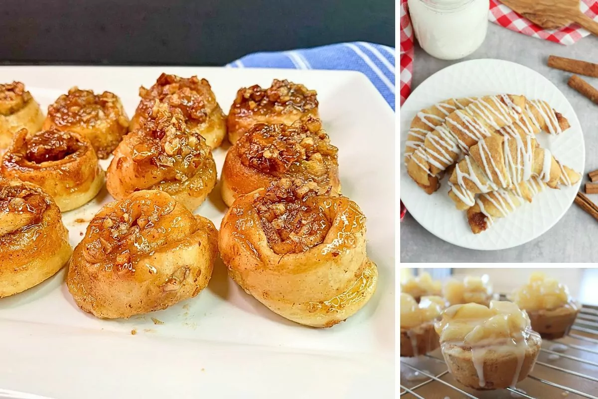 3 different cinnamon filled recipes.