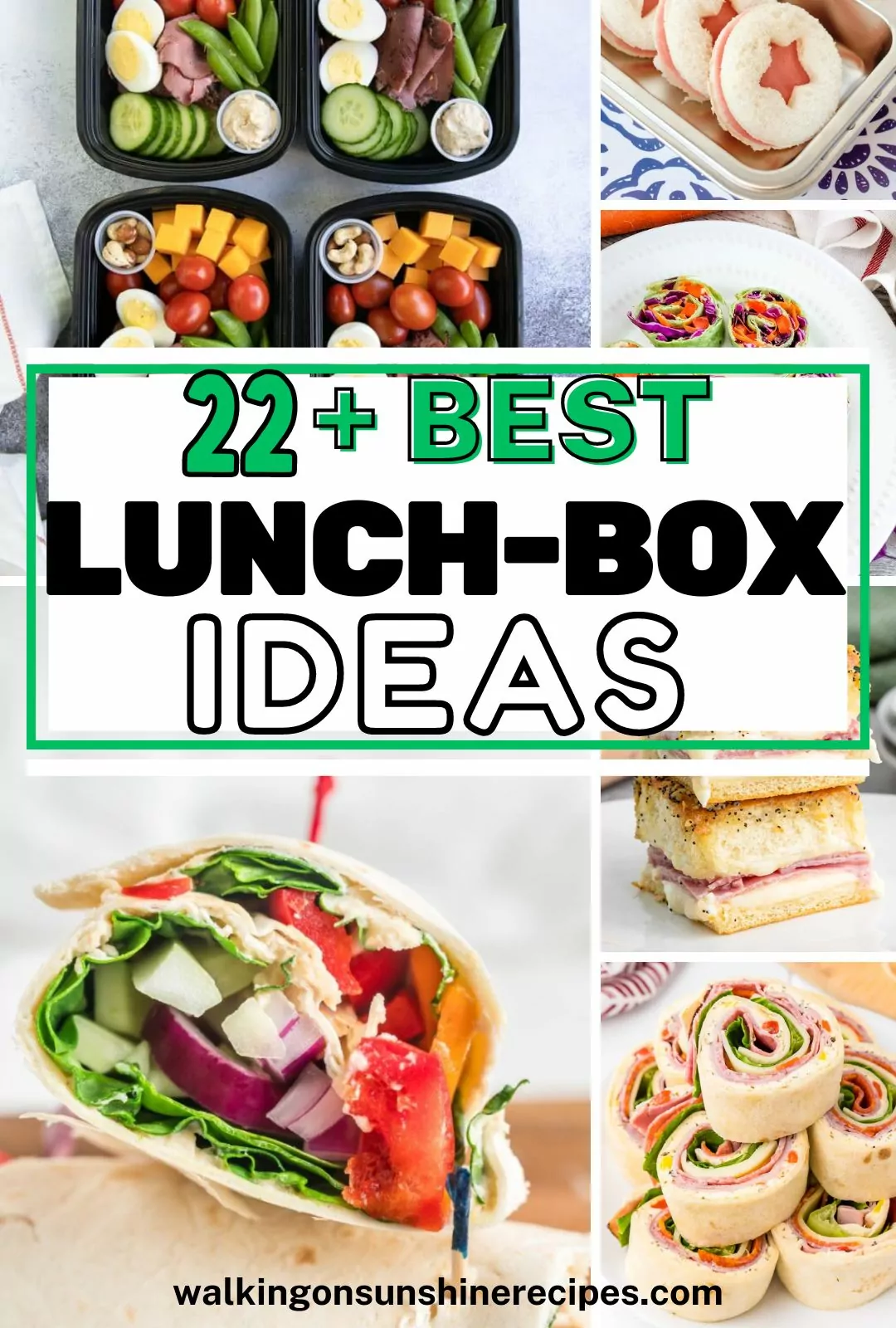 a collection of lunch box ideas.