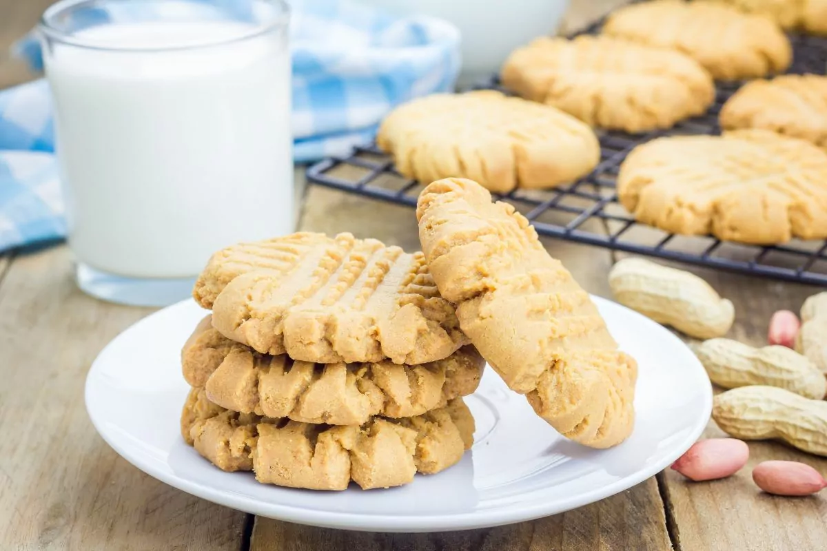 yellow cake peanut butter cookies.