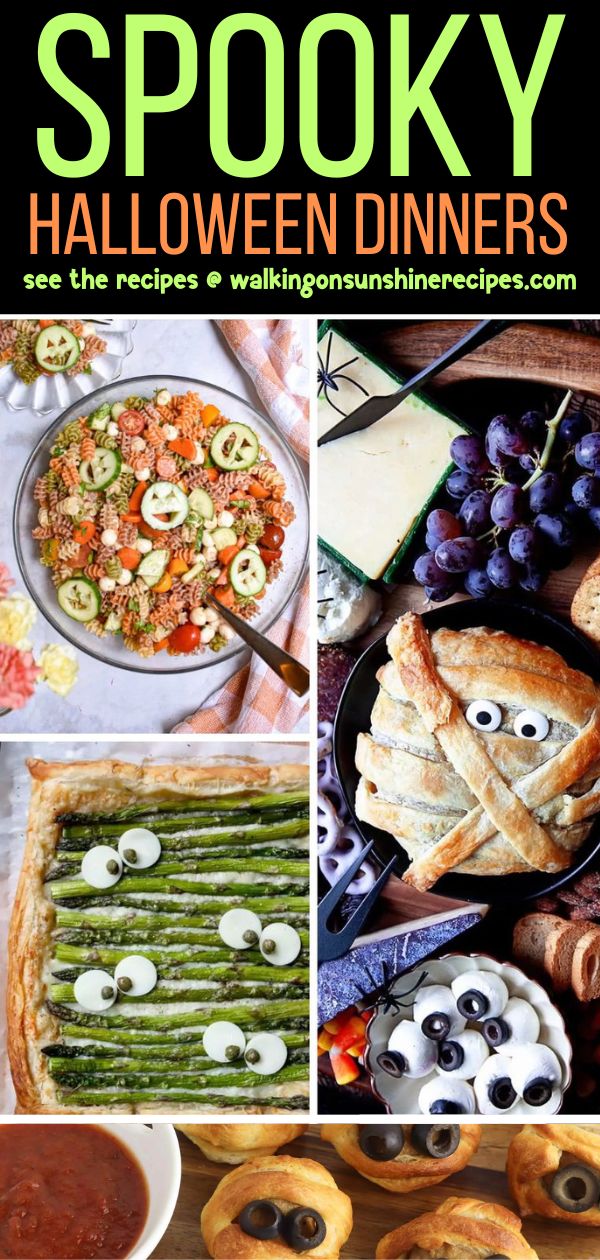 spooky dinner recipes.