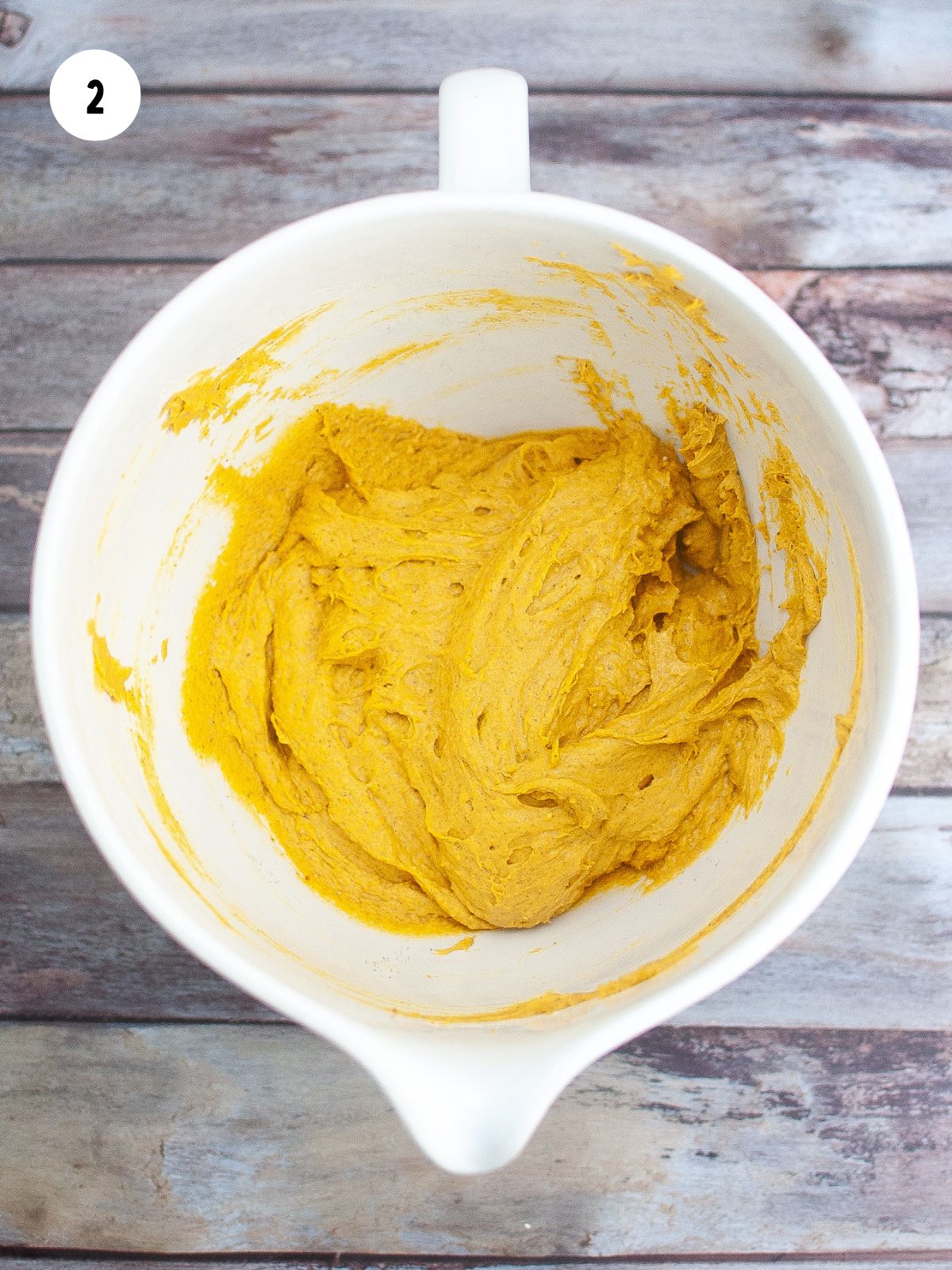 pumpkin muffin batter