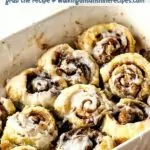 Cinnamon Rolls made with Puff Pastry Pin