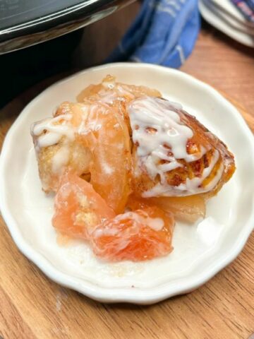 Crock Pot Cinnamon Rolls with Apple Pie Filling-Cover image