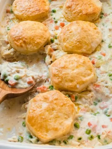 FEATURED Pillsbury Chicken Pot Pie with Biscuits