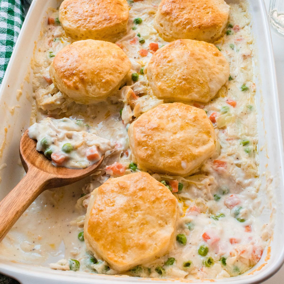 FEATURED Pillsbury Chicken Pot Pie with Biscuits