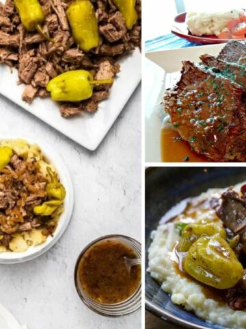 3 different pot roast recipes.