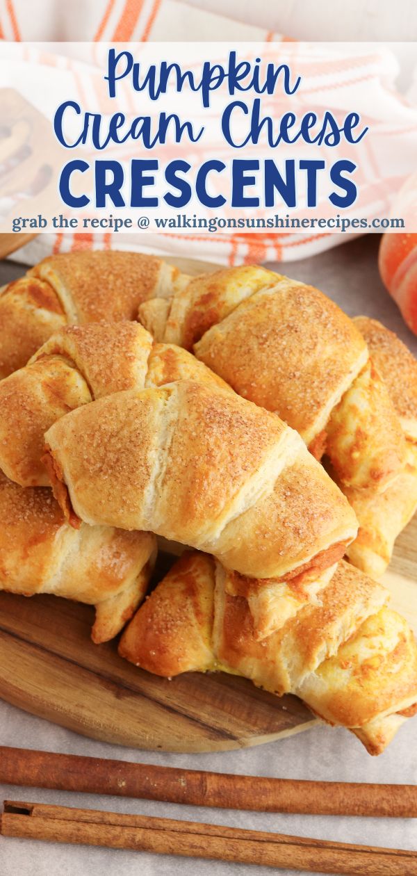 Pumpkin Cream Cheese Crescents Pin