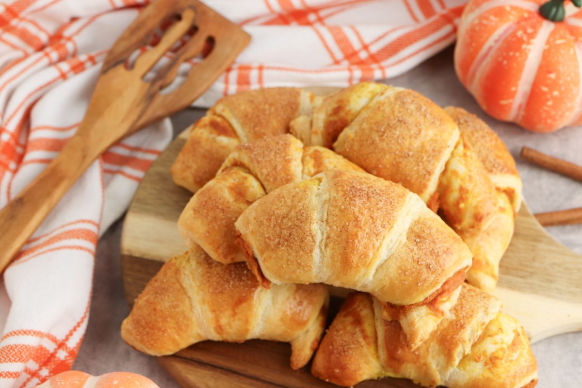 Pumpkin Cream Cheese Crescents MSN