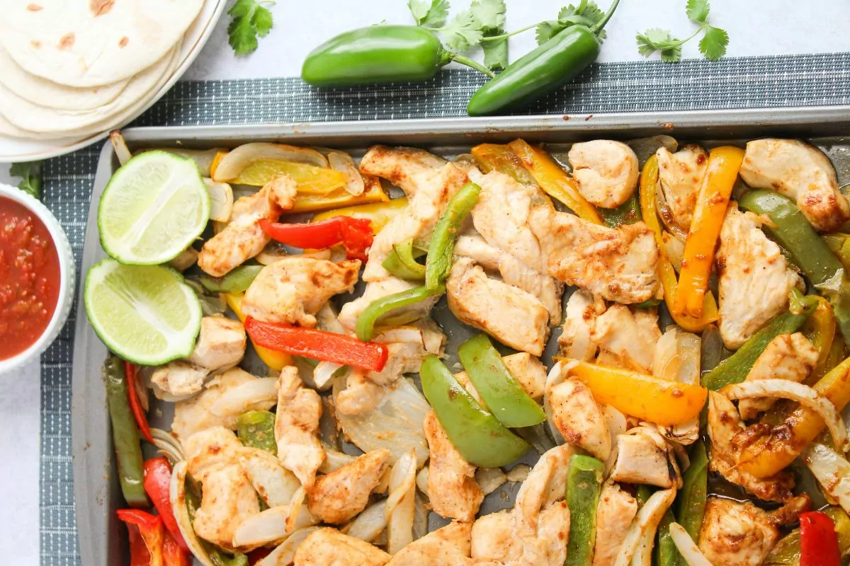 Sheet Pan Chicken Fajitas MSN