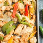 Sheet Pan Chicken Fajitas Pin