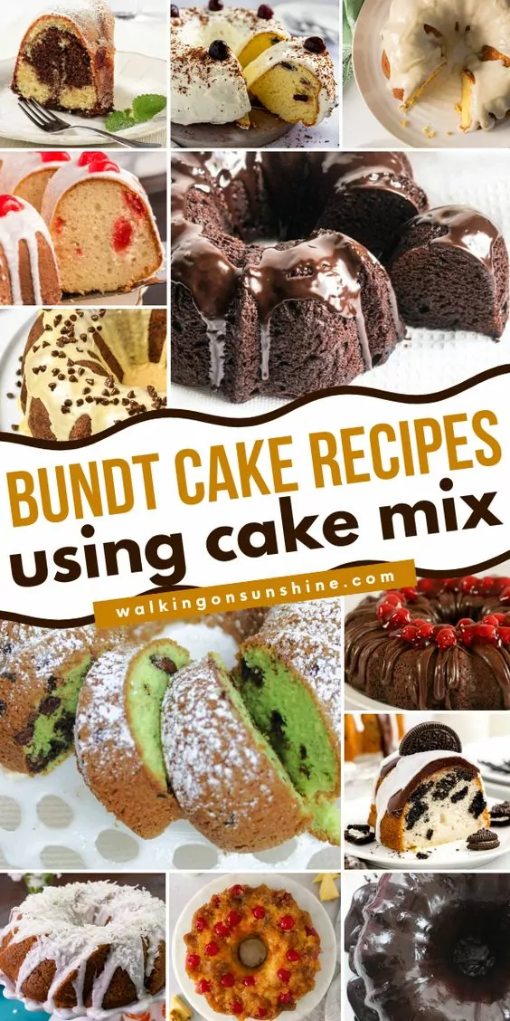 bundt cake recipes.