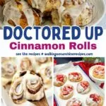 different photos for canned cinnamon roll recipes.