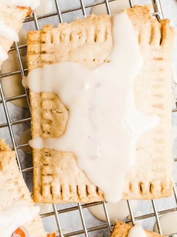 puff pastry with glaze