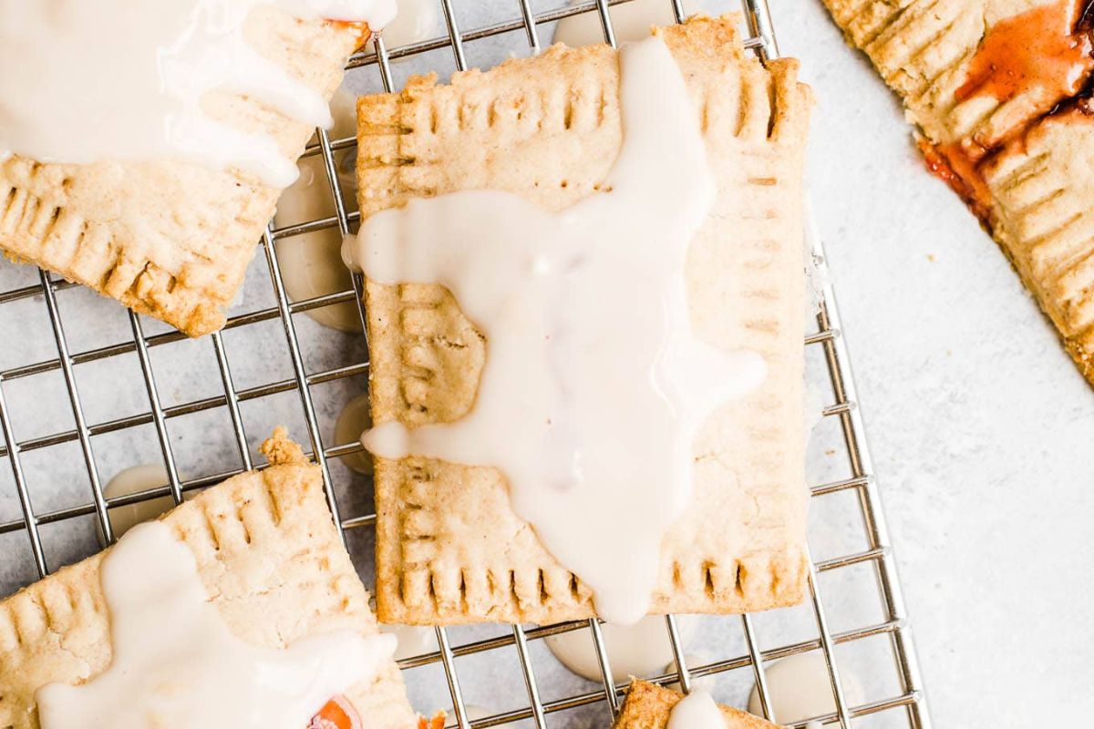 puff pastry with glaze