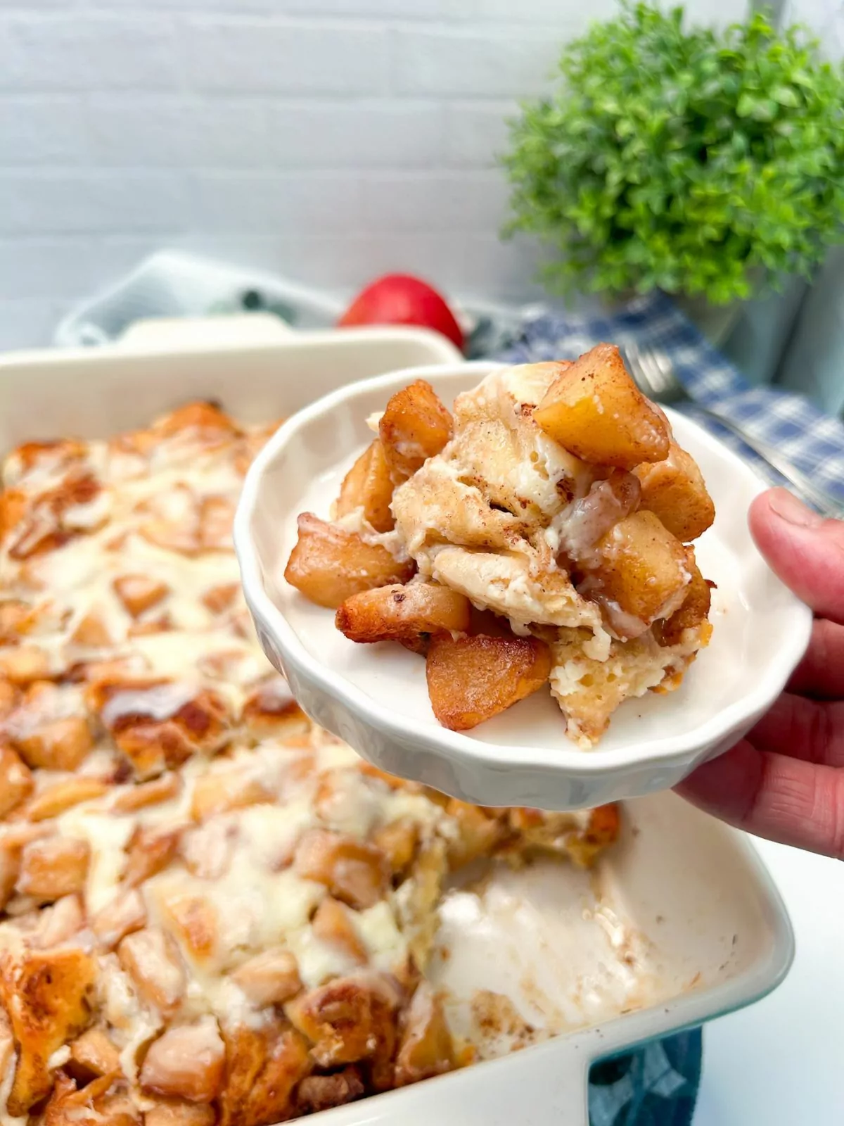 casserole served on small plate.