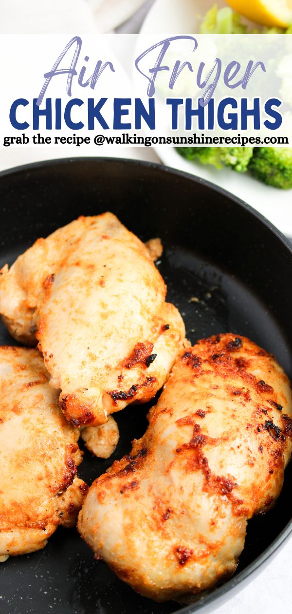 Air Fryer Chicken Thighs Pin