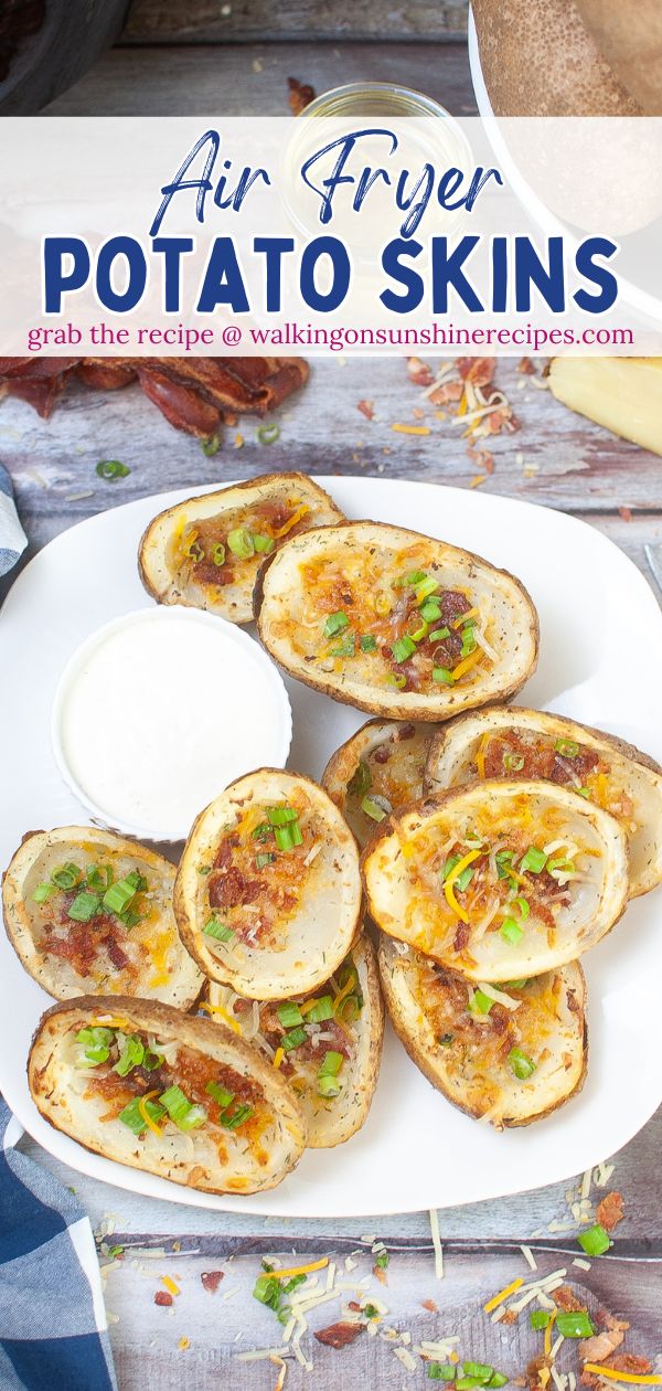 Air Fryer Potato Skins Pin