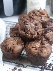 Air Fryer Chocolate Muffins