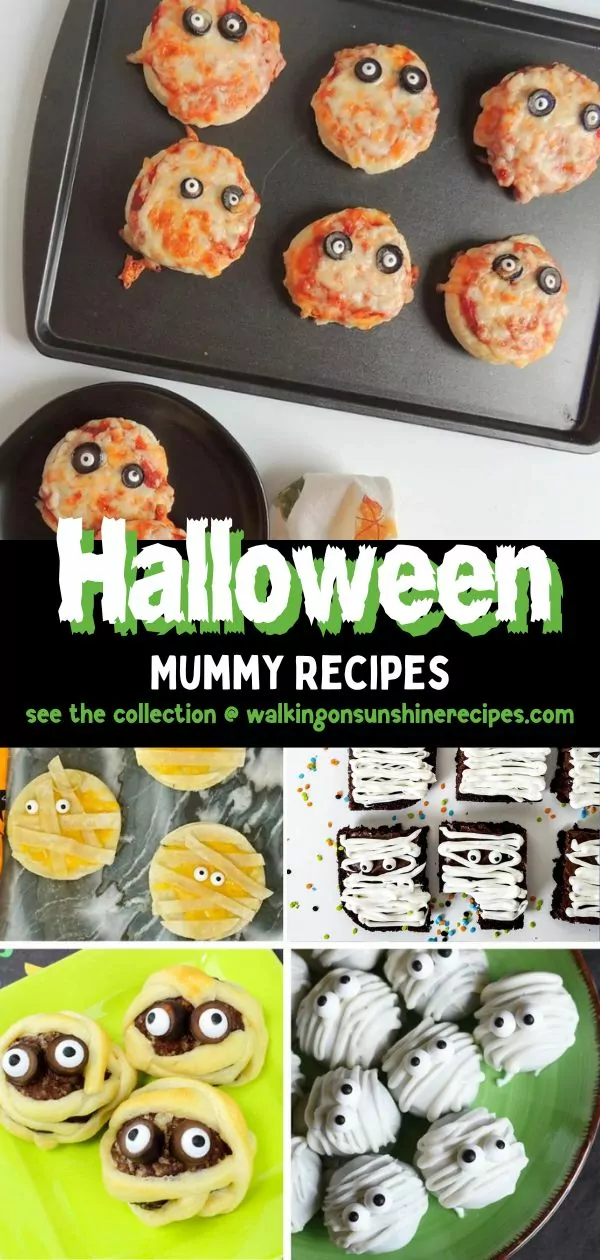 Halloween mummy recipes.