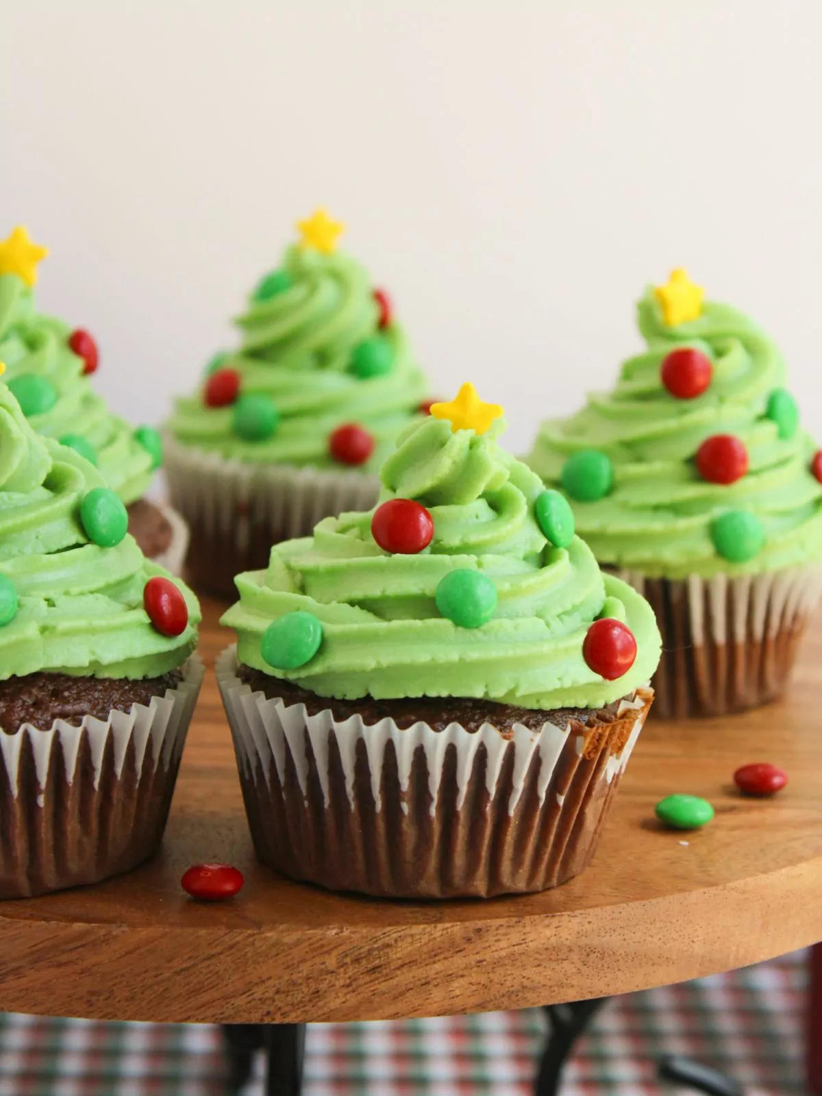 Christmas Tree Cupcakes