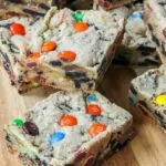 M&M Cookie Bars with Oreos Pin