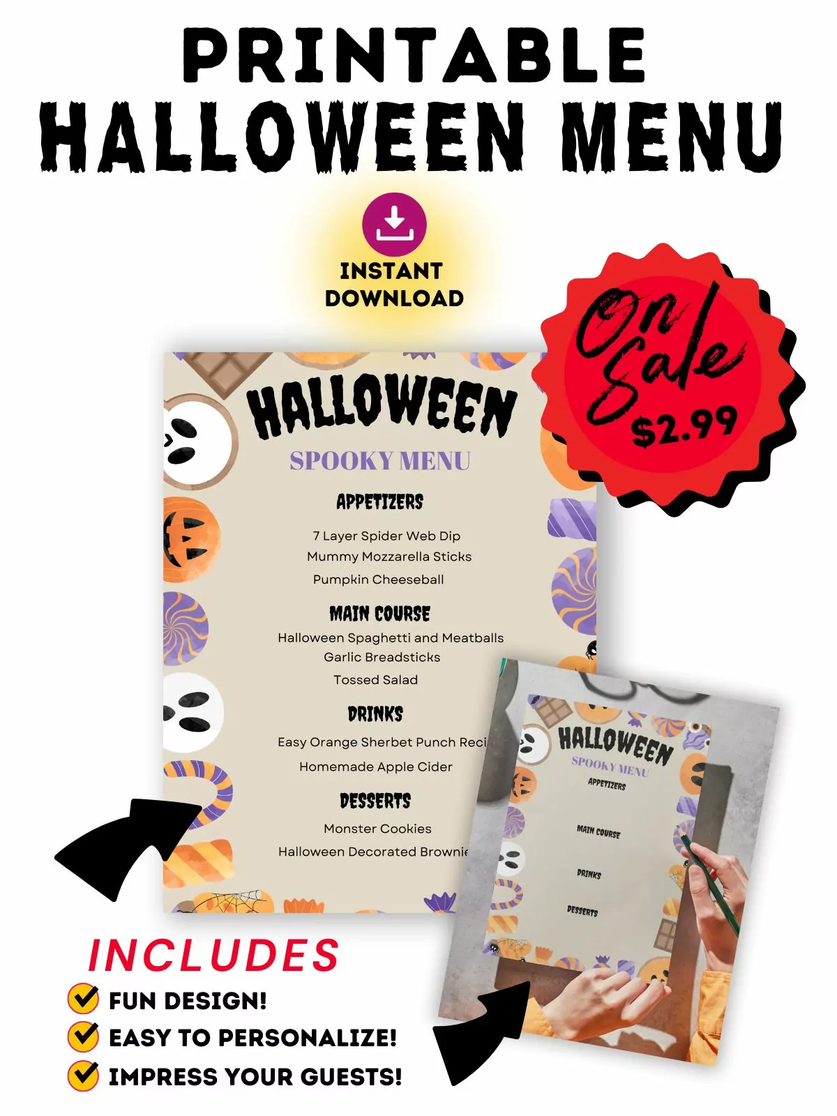 WOS Shop Promo Photo Halloween Menu.