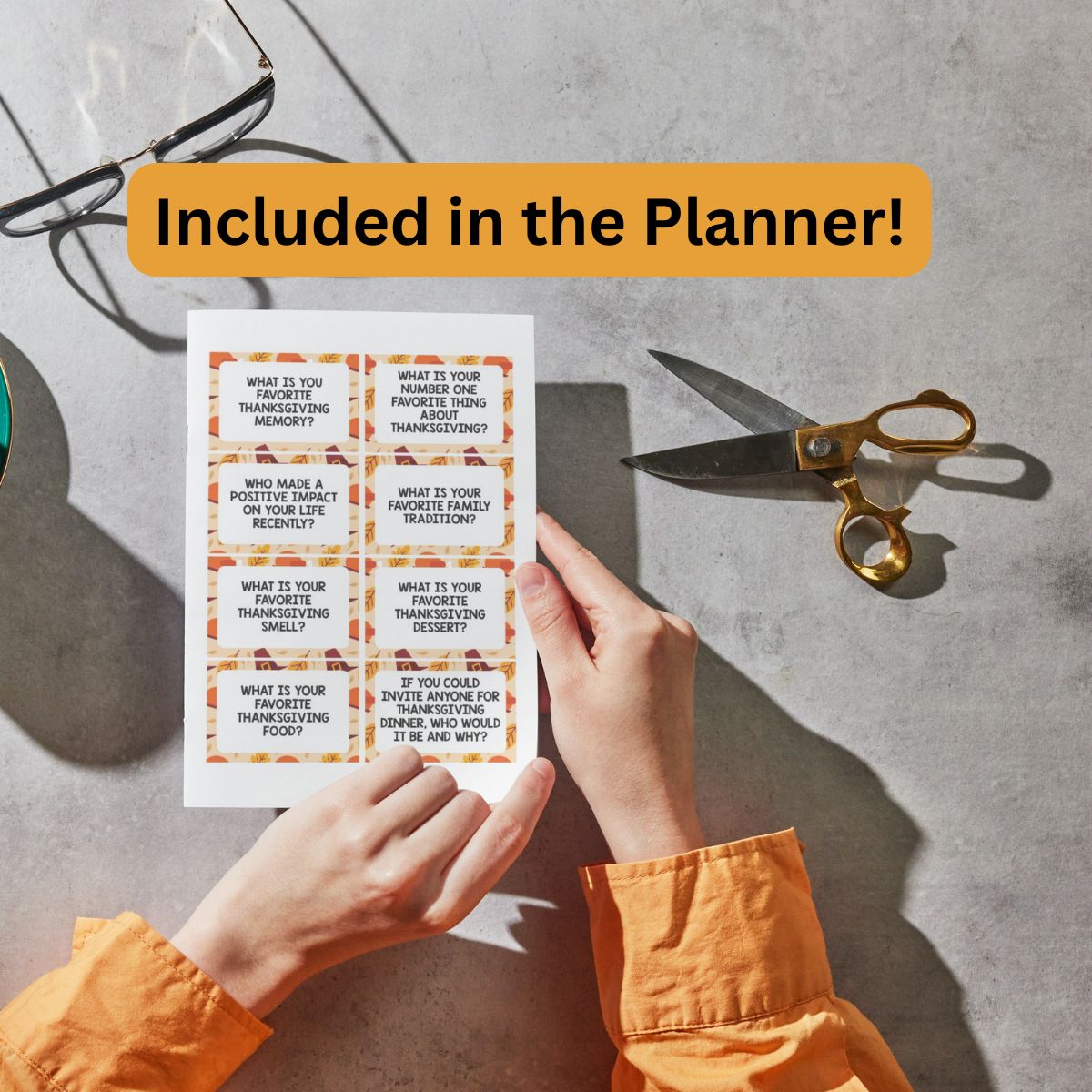 conversation cards for Thanksgiving.