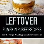 leftover pumpkin puree recipes Pinterest.